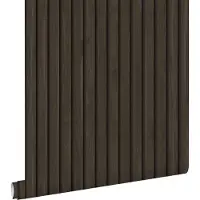 ESTAhome behang houten wandpanelen 3d donkerbruin - 53 cm x 10.05 m - 139610