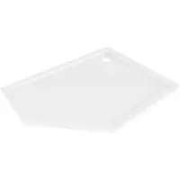 Mexen Flow vijfhoekige douchebak slim rechts 100 x 90 , wit glans - 46P109010R