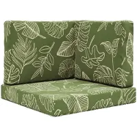 vidaXL Buitenbankkussen Polyester Blad Design 60 x 60 x 8 cm