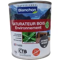Blanchon Saturator Milieu Vriendelijke BuitenBeits kleur Antraciet 996 0.75L