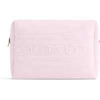 Suitsuit Toilettas dames - Handige make up organizer voor reizen - Grote inhgoud - Stijlvolle toilettas groot - Luxe make up organizer groot - Elegante make up etui - Fusion Toilettassen - Roze