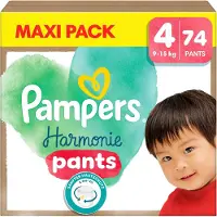 Pampers Harmonie Luierbroekjes Maat 4 (9-15 Kg) 74 Stuks