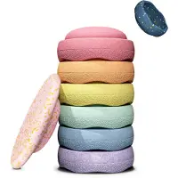 Stapelstein | Spring Special | Rainbow Set | Pastel 6+1
