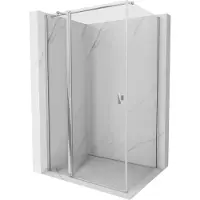 Mexen Mist T draaideur douchecabine 90 x 75 , transparant, chroom - 8A4T-090-075-01-00