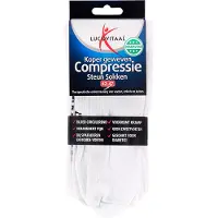 Lucovitaal Koper compressie steunsok maat 42-47 wit
