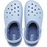 Crocs - Kid's Classic Lined Clog - Pantoffels M3/W5, blauw
