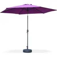 Sweeek - Ronde parasol 3m met centrale kantelbare mast - touquet