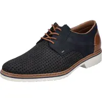 Rieker heren veterschoen blauw