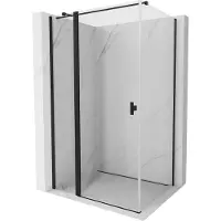 Mexen Mist T douchecabine scharnierend 105 x 70 , transparant, zwart - 8A4T-105-070-70-00