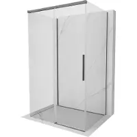 Mexen Rox-3S 3-zijdige schuifdouchecabine 90 x 100 , transparant, kanonmetaal - 8C2-090-100-95-00-3S