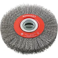 Slice Ronde borstel staal 178x32mm