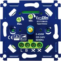 EcoDim Dimmer | led dimmer universeel 0-500w fase aan- en afsnijding