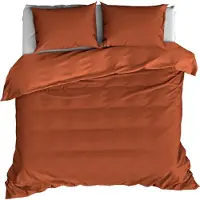 De Witte Lietaer Dekbedovertrek Olivia Caramel Satijn-240 x 200 / 220 cm | Lits-Jumeaux