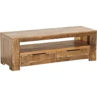 Riess Massief tv-meubel IRON CRAFT 130cm mangohouten lowboard 2 lades - 38931