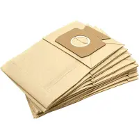 VHBW 10 stuks vervangende stofzakken voor Miele-filter B voor stofzuigers – type B 22 cm x 14,5 cm, zandkleurig