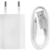 Apple wandlader A1400, inclusief MD818 laadkabel voor iPhone / iPad, wit