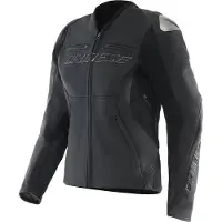 Dainese Racing 5 Dames Zwart Leren Motorjas Maat 48