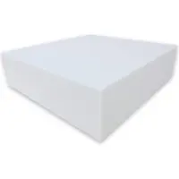 Dibapur WHITE: (120x200x15 cm) Orthopedisch koudschuimmatras / Akoestisch schuim - H2 - Zonder hoes - Duitsland
