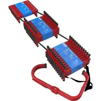 SAVS ESC-20S Vluchtladder 20 meter - 6 verdiepingen - Compacte brandtrap met instructie - Noodladder antikras - Vluchttouw - Brandtrapladder oprolbaar - Vluchttrap