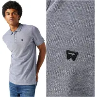 Wrangler Refined polo shirt navy