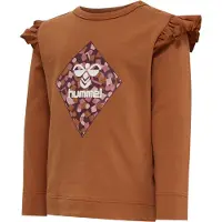Hummel Shirt 'Cilja' lichtbruin / bessen / oudroze / wit