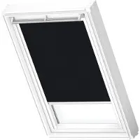 Velux Origineel Verduisterend Rolgordijn (DKL) Wit Kozijn, PK06, Black