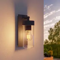 LEDVION - LED Wandlamp, Antraciet, E27 Fitting, IP44, Aluminium
