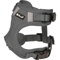 Petlando Hondenharnas Mesh Vest Antraciet - Hondentuig - Xl 44-50/57-81 Cm