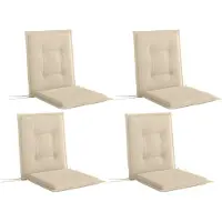 Outsunny - Ligbedkussen - Polyester - Beige