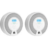 X-Sense SC07 Combimelder - 2 Combimelders - Rook en koolmonoxide - 10 Jaar batterij en 360° sensor - Rookmelder en koolmonoxidemelder - Rook én CO melder