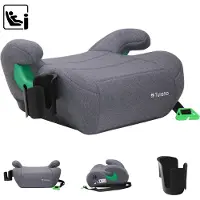 Tulano Cabby 25 Isofix Autostoelverhoger - Kinderzitje 125-150 cm - Grijs