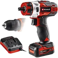 Einhell TE-CD 18/40 Li-Solo TE-CD 12/1 X-Li (1x2,0Ah) 4513592 Accu-schroefboormachine 12 V 2000 mAh Li-ion Incl. lader, Incl. accu