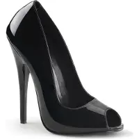 Devious - DOMINA212 Hoge hakken - Paaldans schoenen - 45 Shoes - Zwart