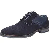 Bugatti heren veterschoenen, blauw (donkerblauw (8)), maat 42