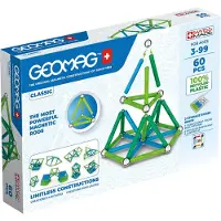 Geomag CLASSIC 272 GREEN Line - 60pcs Constructieset Constructor Aantal onderdelen: 60 Leeftijdsklasse: Vanaf 3 jaar