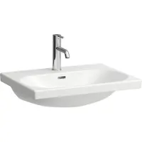 Laufen Lua - Meubelwastafel 46x60 cm, met overloop, kraangat, wit H8100830001041