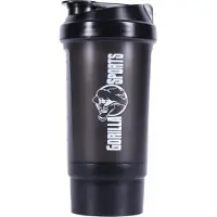 Gorilla Sports Shakebeker smart 500 ml Zwart