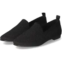 La strada 2111884-4500 black silver dames instappers gekleed
