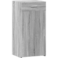 Syfax Dressoir 45x42,5x93 cm bewerkt hout grijs sonoma eikenkleurig