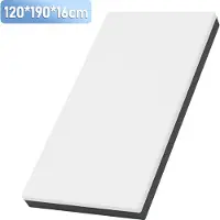 HENGDA Premium ergonomische koudschuimmatras, 120x190x16 cm, zeer absorberend, hoge ademendheid, H3 hardheid, vermindert fysieke spanning