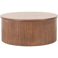 Label51 - Salontafel Oliva - Walnoot - 70x70x30cm