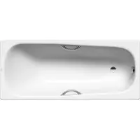 Kaldewei Advantage - Rechthoekig bad Saniform Plus Star 332, 160x70 cm, met gaten voor handgrepen, antislip, wit 133230000001