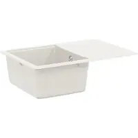 Syfax Wasbak 80% Kwarts en 20% Hars 670 x 460 mm Wit