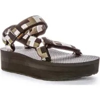 Teva Women Flatform Universal Retro Shapes Black-Schoenmaat 39