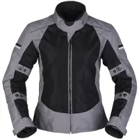 Modeka Veo Air Jas Dames Zwart Grijs Maat 36