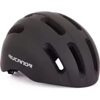 Rucanor City Flow Fietshelm E-Bike Verstelbaar Zwart Maat 55-58 cm (M)