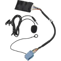 VHBW Bluetooth-adapter, compatibel met Seat Ibiza 1999-2007 Aura, Alana, Beta, Aura CD-autoradio – incl. microfoon, jackkabel + clip