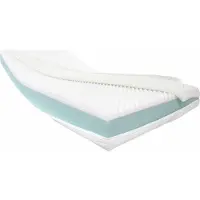 Dibapur Visco Aloe Vera EC: (110x190) H2 Orthopedisch visco-elastische + koudschuim matras (hoog densiteit), ca. 16 cm dik, met een gebreide dubbele laag bekleding met aloë vera, ca. 16,2 cm