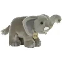 Aurora Knuffelolifant Miyoni Junior 28 Cm Pluche Grijs