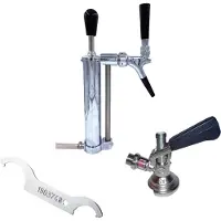 Ich-zapfe Set met Party Pump met kraan 3/4" Co2 uitlaat en Fustkoppeling Type A